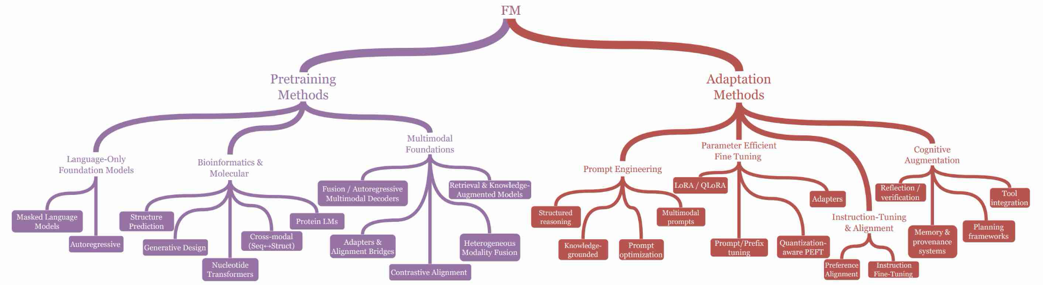 Pretraining and adaptation pathways for biomedical foundation agents