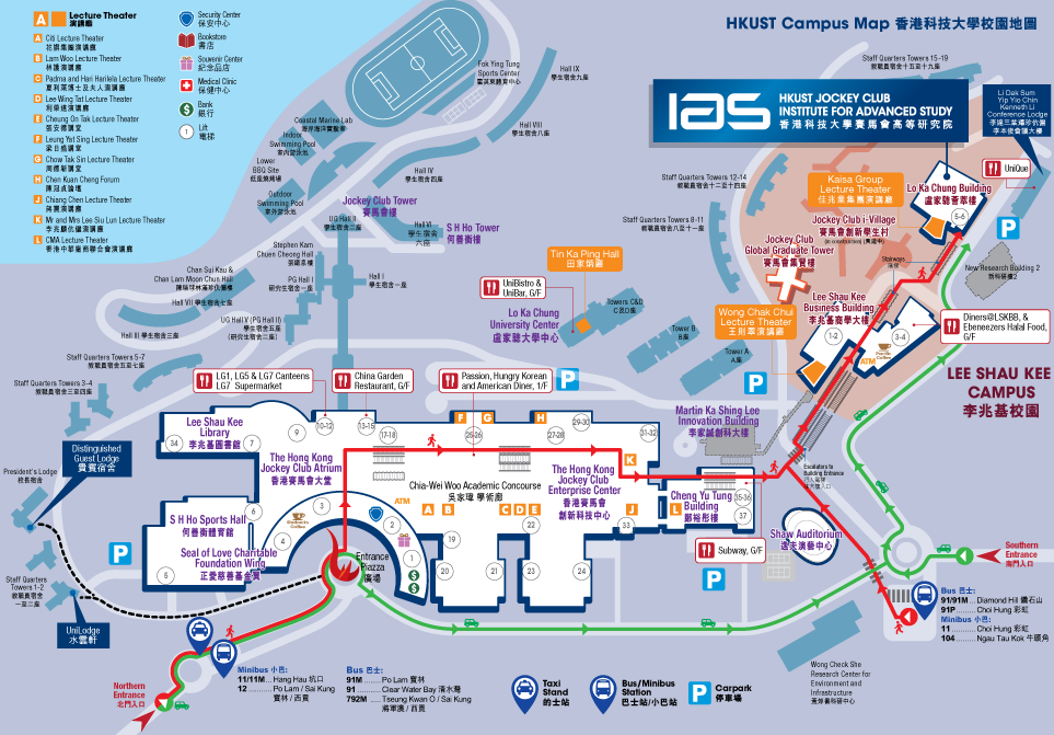 HKUST Campus Map